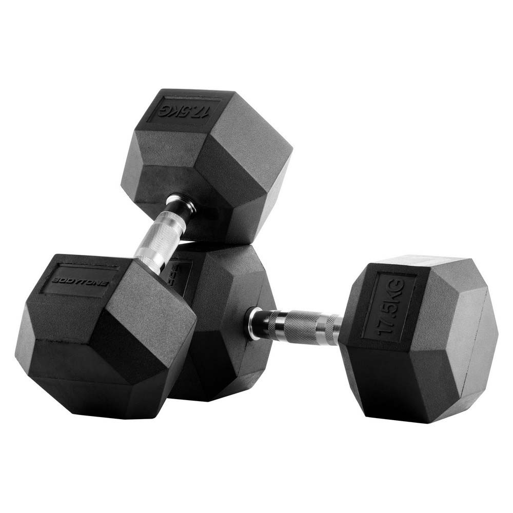 Bodytone Hex Dumbbells 17.5kg 17.5 kg Bodytone Hex Dumbbells 17.5kg 17.5 kg von Bodytone