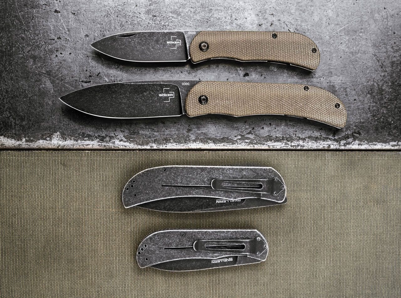 Böker Plus Taschenmesser Böker Plus Exskelibur I Framelock Micarta Böker Plus Taschenmesser Böker Plus Exskelibur I Framelock Micarta von Böker Plus