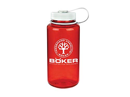 BÖKER Unisex – Erwachsene Nalgene Trinkflasche, Rot, 21,5 cm BÖKER Unisex – Erwachsene Nalgene Trinkflasche, Rot, 21,5 cm von Böker