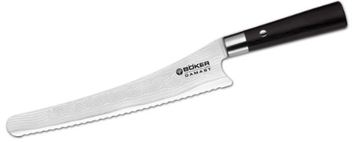 Böker 130423DAM Messer Damast Black Brot, Schwarz, 36 cm Böker 130423DAM Messer Damast Black Brot, Schwarz, 36 cm von Böker