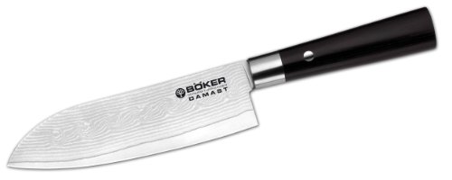 BÖKER 130417DAM Messer Damast Black Santoku, Kunststoff, Schwarz BÖKER 130417DAM Messer Damast Black Santoku, Kunststoff, Schwarz von Böker