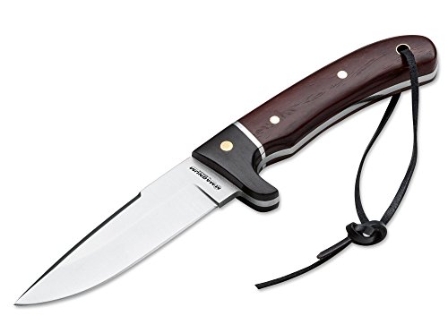 Magnum 02GL685 Elk Hunter Special Feststehendes Messer aus 440A-Stahl und Palisanderholz in der Farbe Braun - 22 cm Magnum 02GL685 Elk Hunter Special Feststehendes Messer aus 440A-Stahl und Palisanderholz in der Farbe Braun - 22 cm von Böker