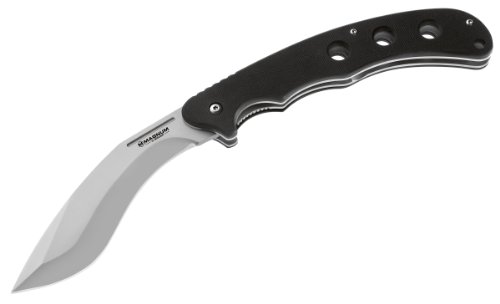 Magnum Pocket Khukri Taschenmesser aus 440A-Stahl und glasfaserverstärktem Kunststoff in der Farbe Schwarz - 26,30 cm Magnum Pocket Khukri Taschenmesser aus 440A-Stahl und glasfaserverstärktem Kunststoff in der Farbe Schwarz - 26,30 cm von Magnum