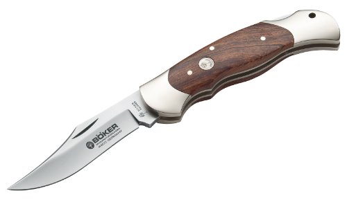 Büker Plus sport Optima Palisander 9 Cm Messer, silver, S EU von Böker