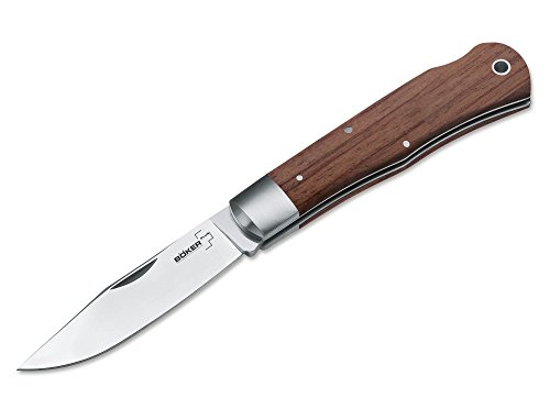 BÖKER PLUS® Lockback Bubinga - EDC Zweihandmesser mit 440C Klinge 9 cm - Lockback-Messer in Messer-Etui -klassisches Taschenmesser mit Holzgriff BÖKER PLUS® Lockback Bubinga - EDC Zweihandmesser mit 440C Klinge 9 cm - Lockback-Messer in Messer-Etui -klassisches Taschenmesser mit Holzgriff von BÖKER PLUS