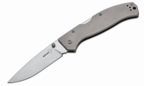 Böker Plus 01BO188 Taschenmesser Titan Drop, Grau Böker Plus 01BO188 Taschenmesser Titan Drop, Grau von Böker