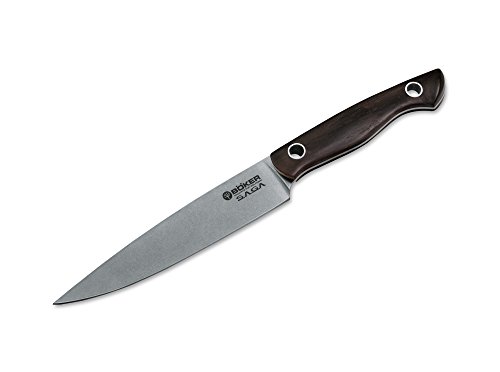 Böker Saga Allzweckmesser Grenadill 130365, Schwarz, 26,7 Böker Saga Allzweckmesser Grenadill 130365, Schwarz, 26,7 von Böker