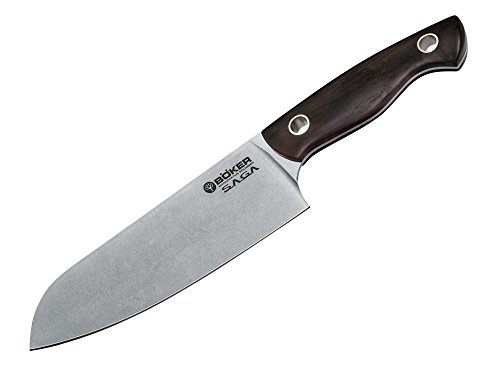 Böker Saga Santoku Grenadill 130366, 28,7 cm, Schwarz von Böker