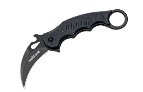 FKMD Unisex – Erwachsene Messer Folding Kerambit Taschenmesser, schwarz, 21,5 cm FKMD Unisex – Erwachsene Messer Folding Kerambit Taschenmesser, schwarz, 21,5 cm von Böker