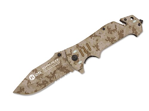 Rui 25 Siroco Folding Knife Tan, Klingenlänge: 9 cm, 01RU037 Taschenmesser, braun, One Size Rui 25 Siroco Folding Knife Tan, Klingenlänge: 9 cm, 01RU037 Taschenmesser, braun, One Size von Böker