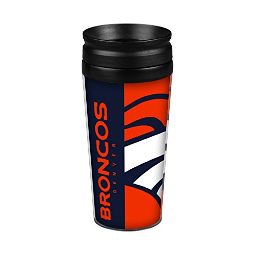 Denver Broncos Travel Mug – 14 oz Full Wrap – Hype Stil von Boelter Brands