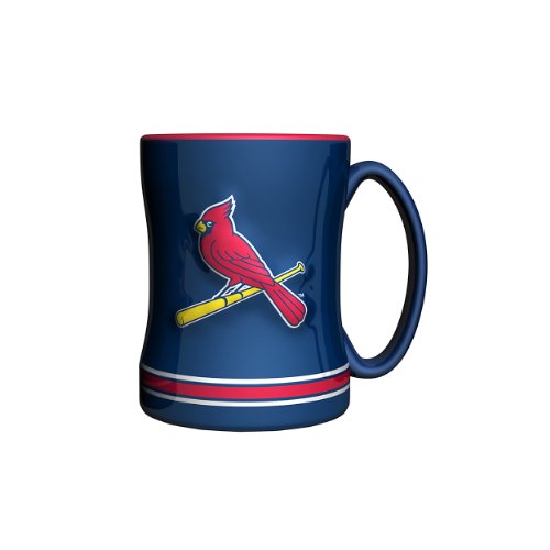 MLB St. Louis Cardinals Tasse mit Relief, 400 ml MLB St. Louis Cardinals Tasse mit Relief, 400 ml von Boelter Brands