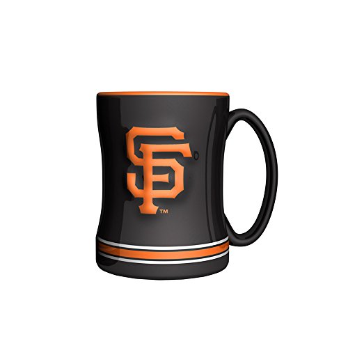 MLB Unisex Relief geformte Tasse, Unisex, Orange, 14 oz MLB Unisex Relief geformte Tasse, Unisex, Orange, 14 oz von Boelter Brands