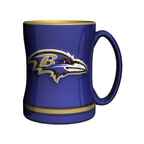 NFL modellierte Relief-Tasse, 414 ml, violett von Boelter Brands