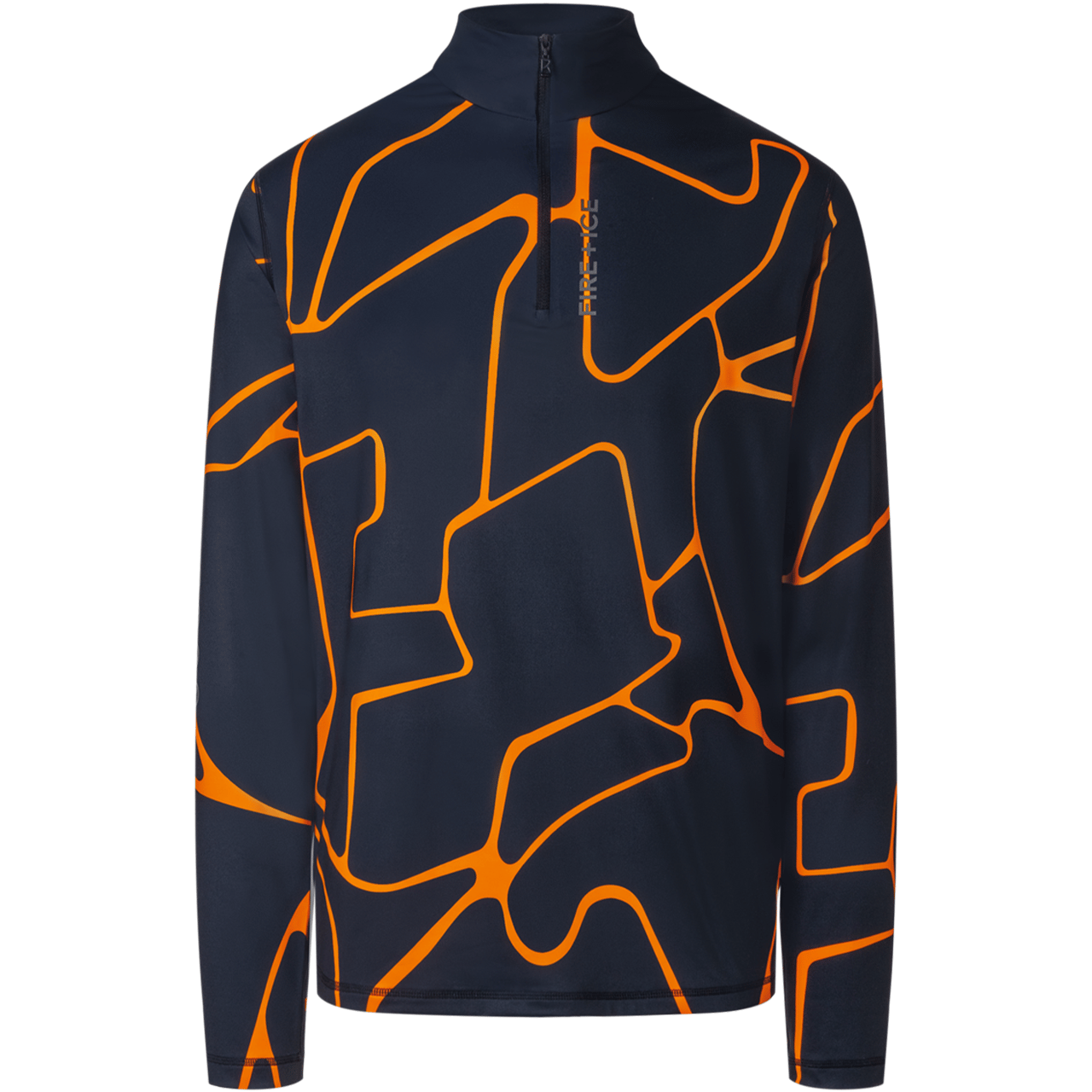 Bogner Fire + Ice Herren Skishirt PASCAL black/orange print Bogner Fire + Ice Herren Skishirt PASCAL black/orange print von Bogner FIRE + ICE
