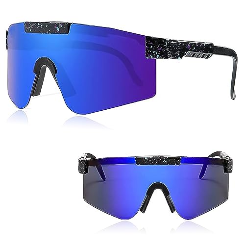 Bogoro Schnelle Brille Rave Fahrradbrille Sonnenbrille Herren Damen Sportbrille Fahrradbrille Fahrrad Sonnenbrille, Herren Damen Fahrradbrille, für Outdooraktivitäten Wie Radfahren Laufen Glof Ski von Bogoro