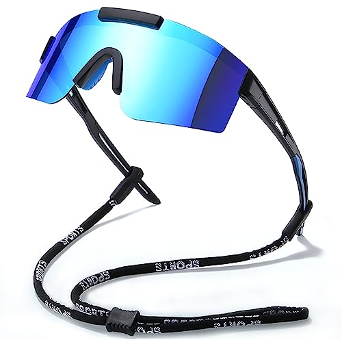 Polarisierte Sonnenbrille Herren Damen Radfahren Schnelle Brille Rave Polarisierte UV400 Schutzbrille,Outdoor Mode Leichtgewicht Sonnenbrille,Für Ski Radfahren Golf, Reiten, Angeln von Bogoro