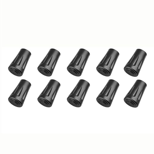 Bohaner 10 x Gummipuffer Ersatzfüße für Nordic Walking Stöcke Pads schwarz rund Wanderstöcke Trekking Pads Ersatzfuß Gummipuffer für Walkingstöcke Bohaner 10 x Gummipuffer Ersatzfüße für Nordic Walking Stöcke Pads schwarz rund Wanderstöcke Trekking Pads Ersatzfuß Gummipuffer für Walkingstöcke von Bohaner