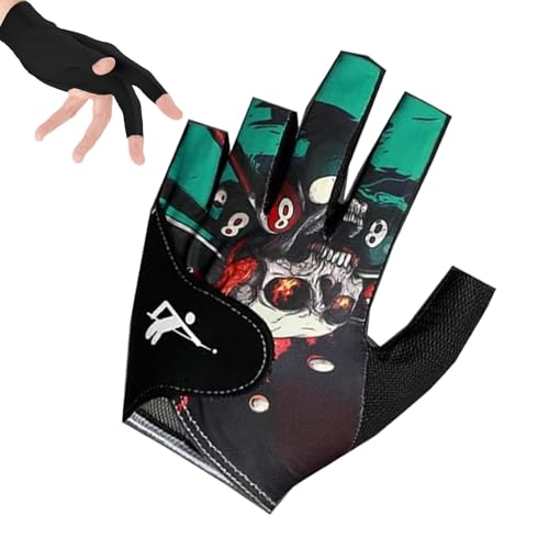 Bohany Poolhandschuhe Billard, Billardhandschuhe für Frauen - Links/Rechte Hand mit atmungsaktiven halben Fingerhandschuhen - Einstellbarer Handschutz Billard Zubehör für Erwachsene Frauen Männer Bohany Poolhandschuhe Billard, Billardhandschuhe für Frauen - Links/Rechte Hand mit atmungsaktiven halben Fingerhandschuhen - Einstellbarer Handschutz Billard Zubehör für Erwachsene Frauen Männer von Bohany