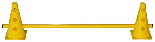 Boje Sport Agility Hundesport - Steckhürde für Koordinationstraining, Ausdauertraining, Sprint- und Sprungtraining – 2X MZK: 23 cm, gelb / 1x Stange: 100 cm, gelb ... Boje Sport Agility Hundesport - Steckhürde für Koordinationstraining, Ausdauertraining, Sprint- und Sprungtraining – 2X MZK: 23 cm, gelb / 1x Stange: 100 cm, gelb ... von Boje Sport