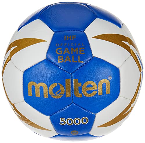 Molten Kinder H00X300-BW Mini-Handball, Blau/Weiß/Gold, One Size Molten Kinder H00X300-BW Mini-Handball, Blau/Weiß/Gold, One Size von Molten