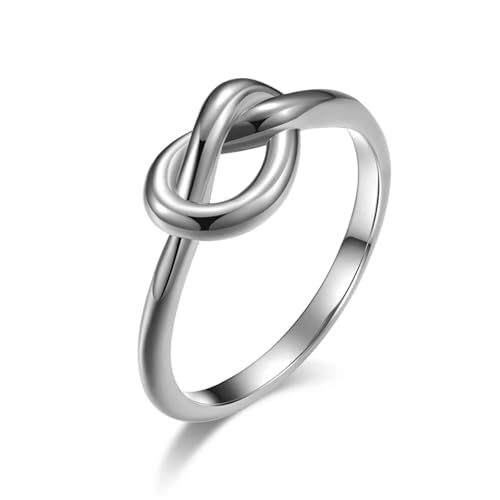 Ring Ringe Damen Bijouterie Herren 2 Mm Luxus-Damenringe Für Den Alltag, Geeignet Für Verlobungen, Hochzeiten Und Jeden Anlass, 6 Silber von Bokmergne