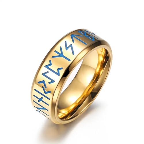 Ring Ringe Damen Bijouterie Herren Vintage-Paarring, Der Im Dunkeln Leuchtet. Cooler Schmuckring Ist EIN Toller Ring Aus 8-Gold von Bokmergne