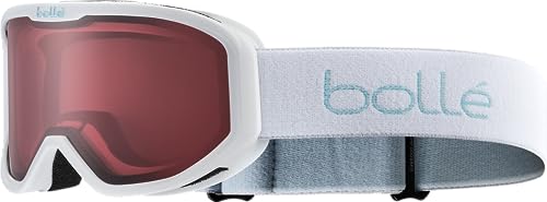 bollé - INUK White Matte - Vermillon Kat 2, Skibrille, Extra Small, Unisex Kinder, XS von bollé