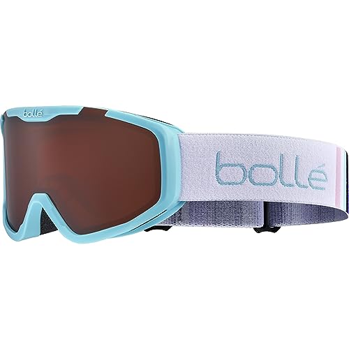 bollé - ROCKET Blue & White Matte - Rosy Bronze Kat 3, Skibrille, Small, Unisex Kinder von bollé