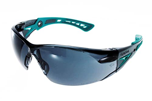 Bolle RUSH+ Kleine Schutzbrille, grau/grüne Bügel, rauchfarbene Gläser - BL-RUSHPSPSFG Bolle RUSH+ Kleine Schutzbrille, grau/grüne Bügel, rauchfarbene Gläser - BL-RUSHPSPSFG von bollé