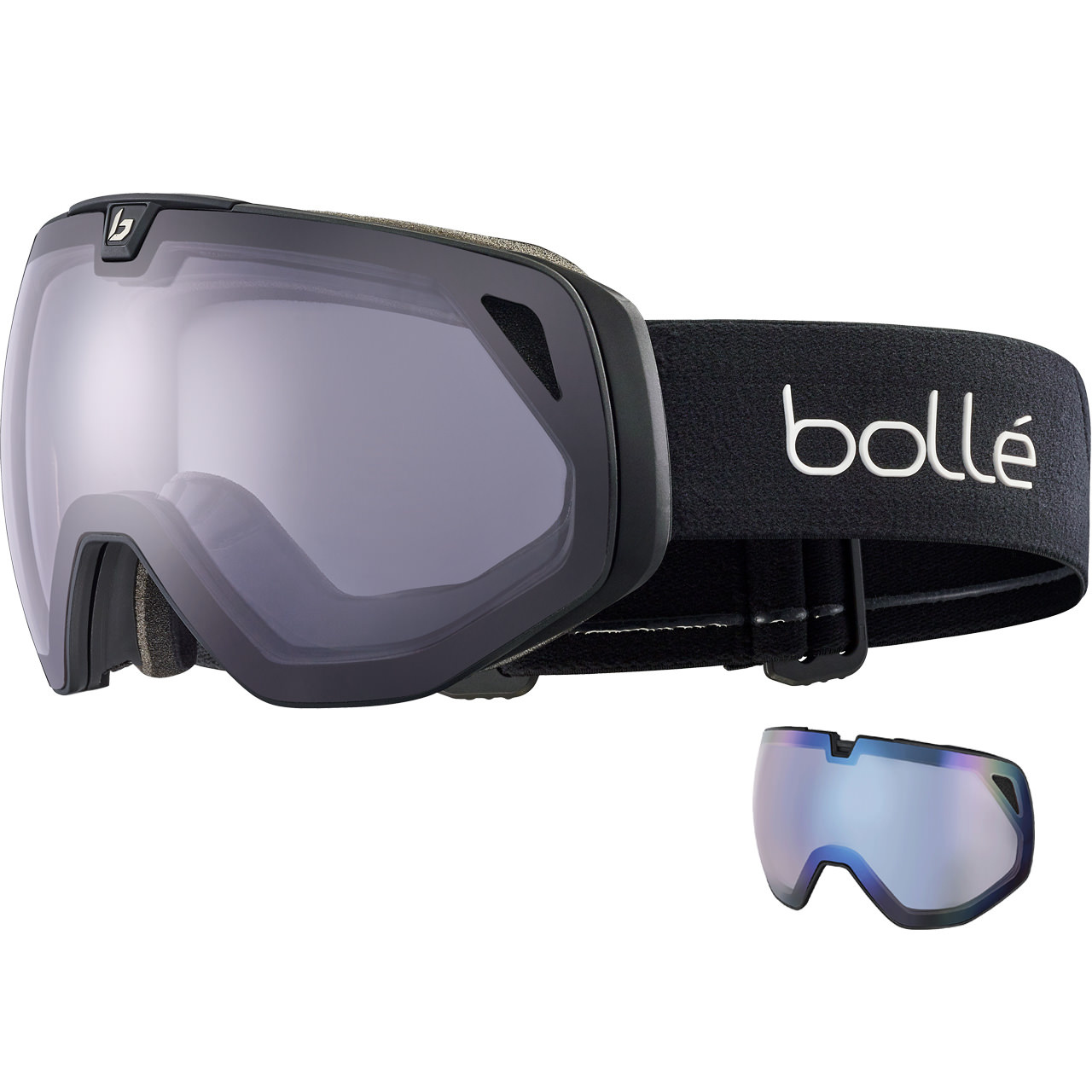 Bolle Torus NEO Black Matte - High Contrast Photochromic Grey & Clear von Bolle