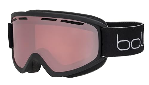 bollé - FREEZE PLUS Black Matte - Vermillon Gun Kat 2, Skibrille, Medium, Unisex Erwachsene von bollé