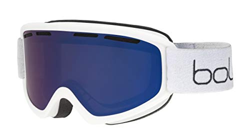 bollé - FREEZE PLUS White Matte - Bronze Blue Kat 3, Skibrille, Medium, Unisex Erwachsene von bollé