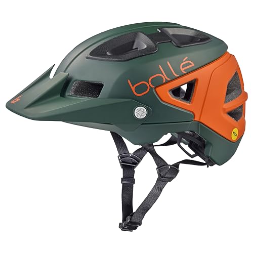 Bolle Unisex – Erwachsene Trackdown MIPS Fahrradhelm, Grün, S von bollé