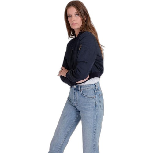 Bombers Original, Damen, Jacke, bombers slash (XS), Blau, XS von Bombers Original