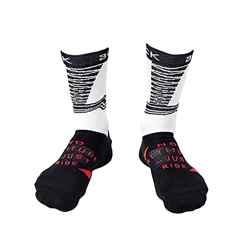 Bombtrack Unisex Socken Machi, Schwarz Weiß, L, 46125080 von Bombtrack