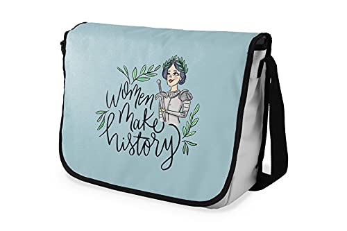 Le Jardin du Lin Digital Bedruckte Messenger Schultaschen für Mädchen und Jungen, Zurück zur Schule, Kuriertaschen für Schüler, Umhängetaschen, Größe: 29x36 Cm von Le Jardin du Lin