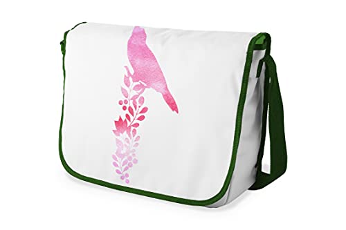 Le Jardin du Lin Digital Bedruckte Messenger Schultaschen mit Khaki Riemen für Mädchen und Jungen, Zurück zur Schule, Kuriertaschen für Schüler, Umhängetaschen, Größe: 29x36 Cm Le Jardin du Lin Digital Bedruckte Messenger Schultaschen mit Khaki Riemen für Mädchen und Jungen, Zurück zur Schule, Kuriertaschen für Schüler, Umhängetaschen, Größe: 29x36 Cm von Bonamaison