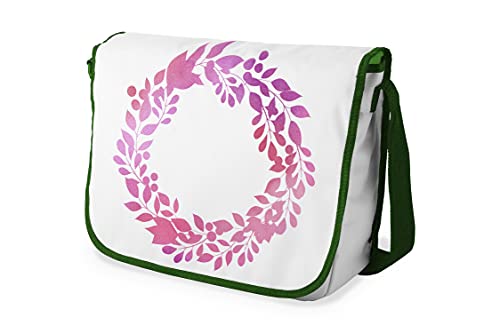Le Jardin du Lin Digital Bedruckte Messenger Schultaschen mit Khaki Riemen für Mädchen und Jungen, Zurück zur Schule, Kuriertaschen für Schüler, Umhängetaschen, Größe: 29x36 Cm Le Jardin du Lin Digital Bedruckte Messenger Schultaschen mit Khaki Riemen für Mädchen und Jungen, Zurück zur Schule, Kuriertaschen für Schüler, Umhängetaschen, Größe: 29x36 Cm von Le Jardin du Lin
