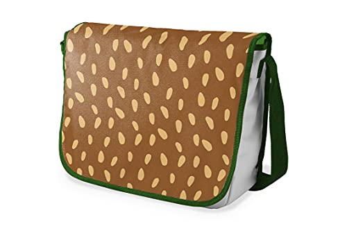 Le Jardin du Lin Digital Bedruckte Messenger Schultaschen mit Khaki Riemen für Mädchen und Jungen, Zurück zur Schule, Kuriertaschen für Schüler, Umhängetaschen, Größe: 29x36 Cm Le Jardin du Lin Digital Bedruckte Messenger Schultaschen mit Khaki Riemen für Mädchen und Jungen, Zurück zur Schule, Kuriertaschen für Schüler, Umhängetaschen, Größe: 29x36 Cm von Bonamaison