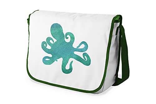 Le Jardin du Lin Digital Bedruckte Messenger Schultaschen mit Khaki Riemen für Mädchen und Jungen, Zurück zur Schule, Kuriertaschen für Schüler, Umhängetaschen, Größe: 29x36 Cm von Le Jardin du Lin