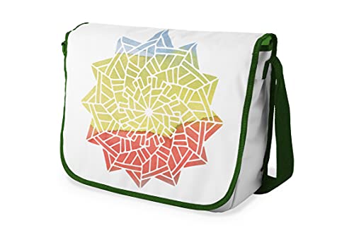 Le Jardin du Lin Digital Bedruckte Messenger Schultaschen mit Khaki Riemen für Mädchen und Jungen, Zurück zur Schule, Kuriertaschen für Schüler, Umhängetaschen, Größe: 29x36 Cm Le Jardin du Lin Digital Bedruckte Messenger Schultaschen mit Khaki Riemen für Mädchen und Jungen, Zurück zur Schule, Kuriertaschen für Schüler, Umhängetaschen, Größe: 29x36 Cm von Le Jardin du Lin