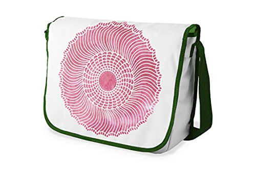 Le Jardin du Lin Digital Bedruckte Messenger Schultaschen mit Khaki Riemen für Mädchen und Jungen, Zurück zur Schule, Kuriertaschen für Schüler, Umhängetaschen, Größe: 29x36 Cm Le Jardin du Lin Digital Bedruckte Messenger Schultaschen mit Khaki Riemen für Mädchen und Jungen, Zurück zur Schule, Kuriertaschen für Schüler, Umhängetaschen, Größe: 29x36 Cm von Le Jardin du Lin