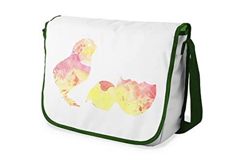 Le Jardin du Lin Digital Bedruckte Messenger Schultaschen mit Khaki Riemen für Mädchen und Jungen, Zurück zur Schule, Kuriertaschen für Schüler, Umhängetaschen, Größe: 29x36 Cm Le Jardin du Lin Digital Bedruckte Messenger Schultaschen mit Khaki Riemen für Mädchen und Jungen, Zurück zur Schule, Kuriertaschen für Schüler, Umhängetaschen, Größe: 29x36 Cm von Bonamaison