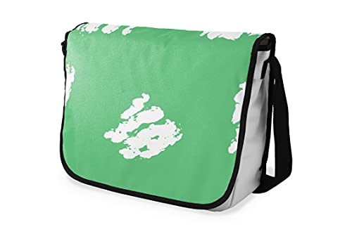 Le Jardin du Lin Digital Bedruckte Messenger Schultaschen mit Schwarzem Riemen für Mädchen und Jungen, Zurück zur Schule, Kuriertaschen für Schüler, Umhängetaschen, Größe: 29x36 Cm Le Jardin du Lin Digital Bedruckte Messenger Schultaschen mit Schwarzem Riemen für Mädchen und Jungen, Zurück zur Schule, Kuriertaschen für Schüler, Umhängetaschen, Größe: 29x36 Cm von Bonamaison