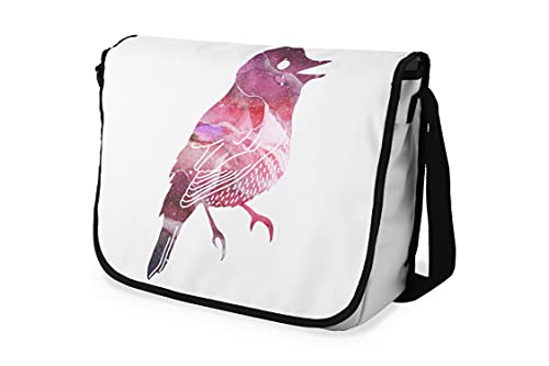 Le Jardin du Lin Digital Bedruckte Messenger Schultaschen mit Schwarzem Riemen für Mädchen und Jungen, Zurück zur Schule, Kuriertaschen für Schüler, Umhängetaschen, Größe: 29x36 Cm Le Jardin du Lin Digital Bedruckte Messenger Schultaschen mit Schwarzem Riemen für Mädchen und Jungen, Zurück zur Schule, Kuriertaschen für Schüler, Umhängetaschen, Größe: 29x36 Cm von Bonamaison