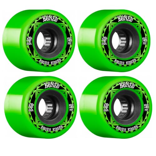 Bones Wheels ATF Rough Riders Läufer Skateboard-Räder, grün, 56 mm von Bones Bearings