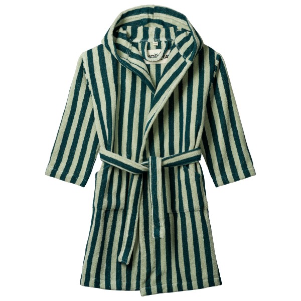 Bongusta - Kid's Naram Bathrobe - Bademantel Gr 5-7 years grün von Bongusta