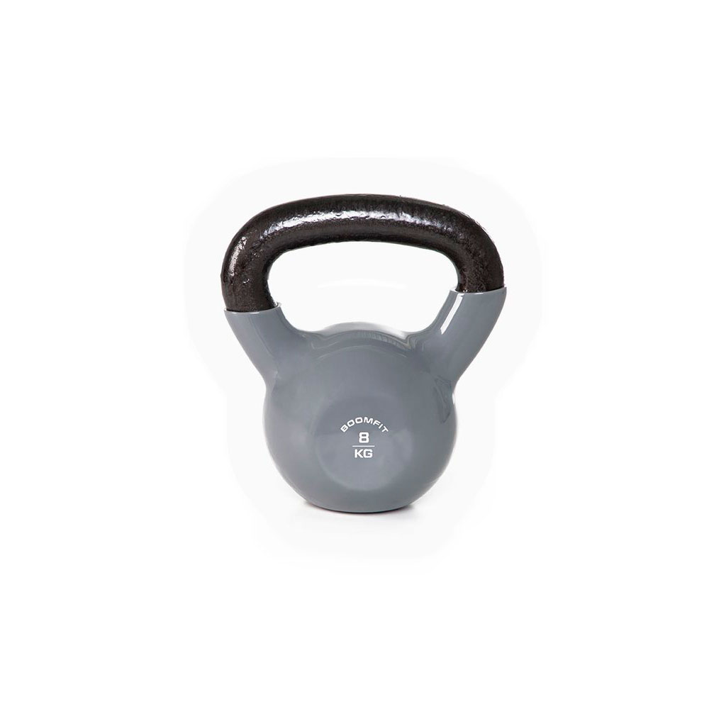 Boomfit 8kg Kettlebell Grau 8kg von Boomfit