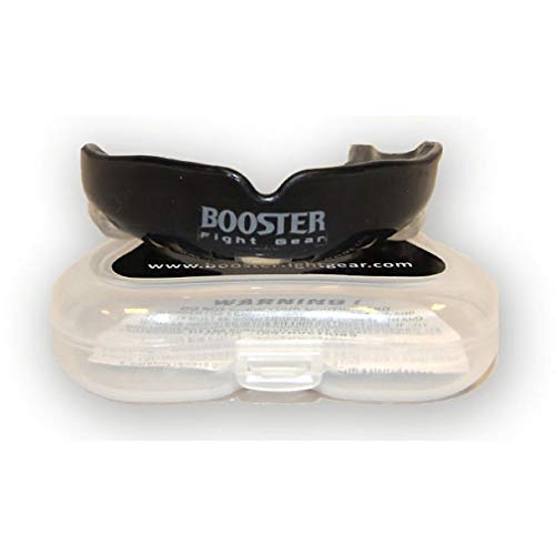 Booster Zahnschutz MG Pro - Schwarz - Mundschutz für Erwachsene - Ideal für Kampfsport MMA Boxen Kickboxen Muay Thai Grappling von Booster Fight Gear